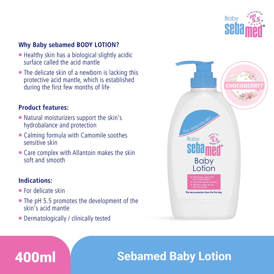 Sebamed Baby Lotion 400ml | Lotion Bayi Sebamed 400 ml