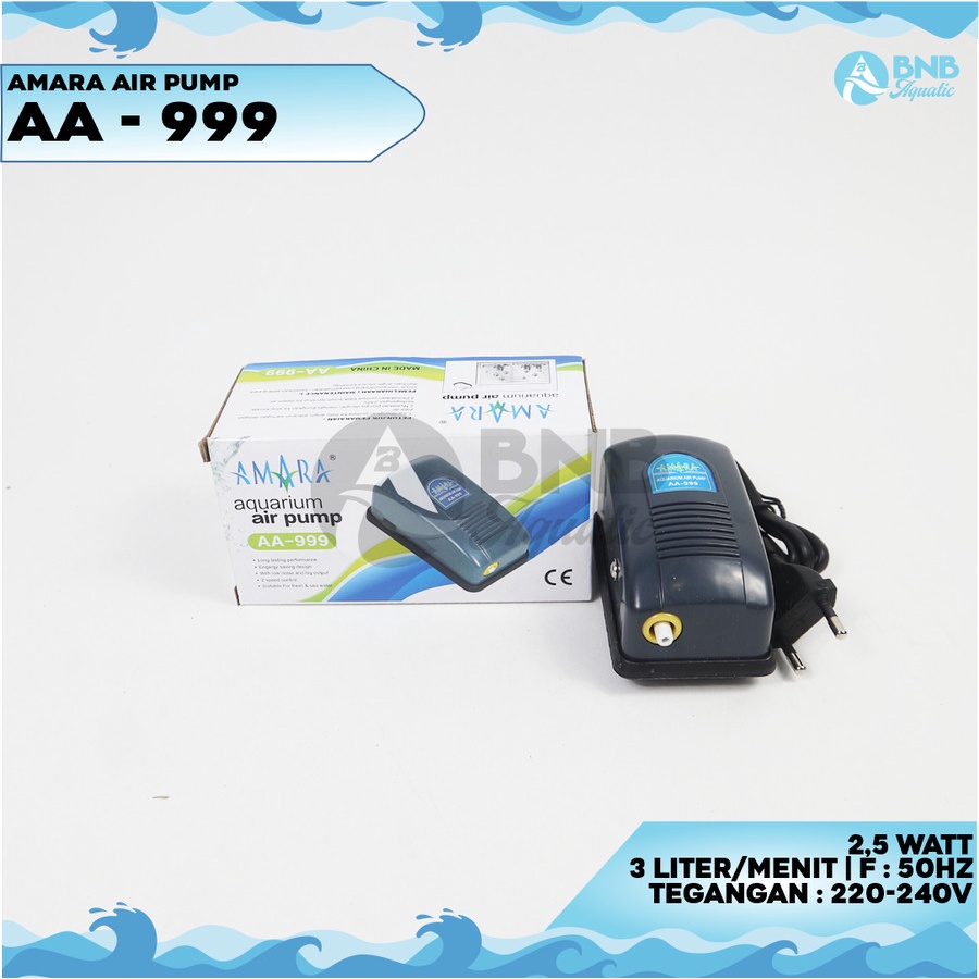 AERATOR AMARA AA-999 GELEMBUNG AQUARIUM AIR PUMP