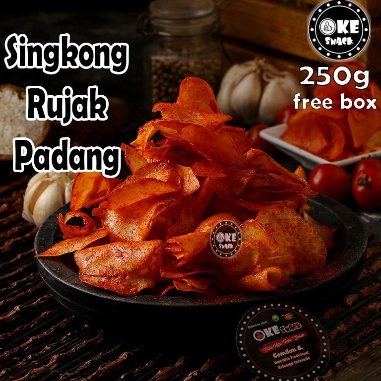 

➴Jual Keripik Singkong Rujak Padang 250g 47 ✫