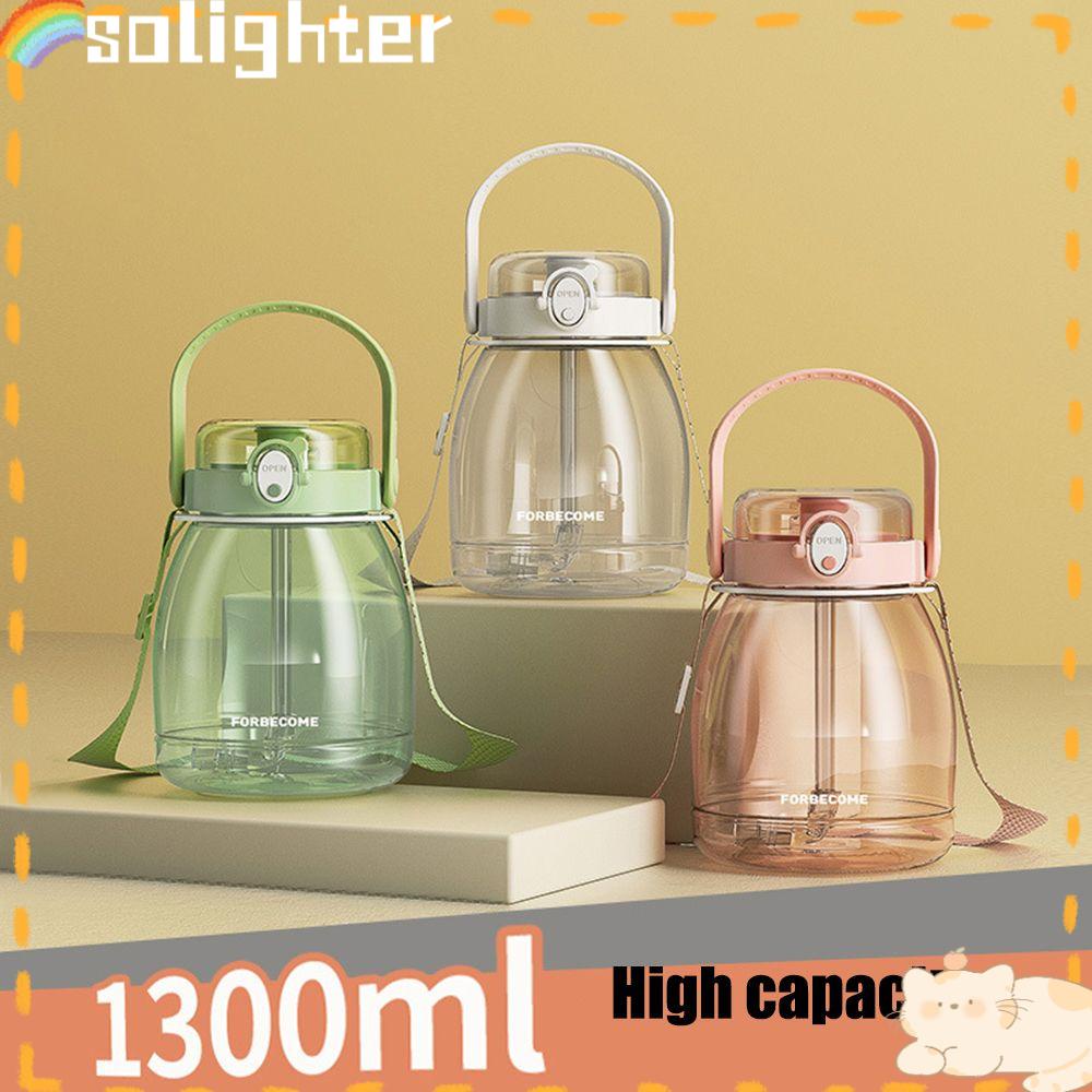 Solighter Teko Botol Air Minum Olahraga Outdoor Travel Kettle 1300ML