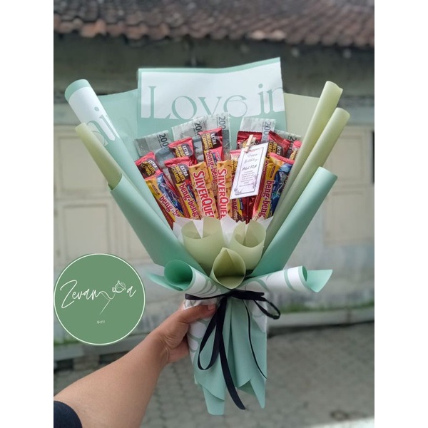 

buket murah + isi snack saja