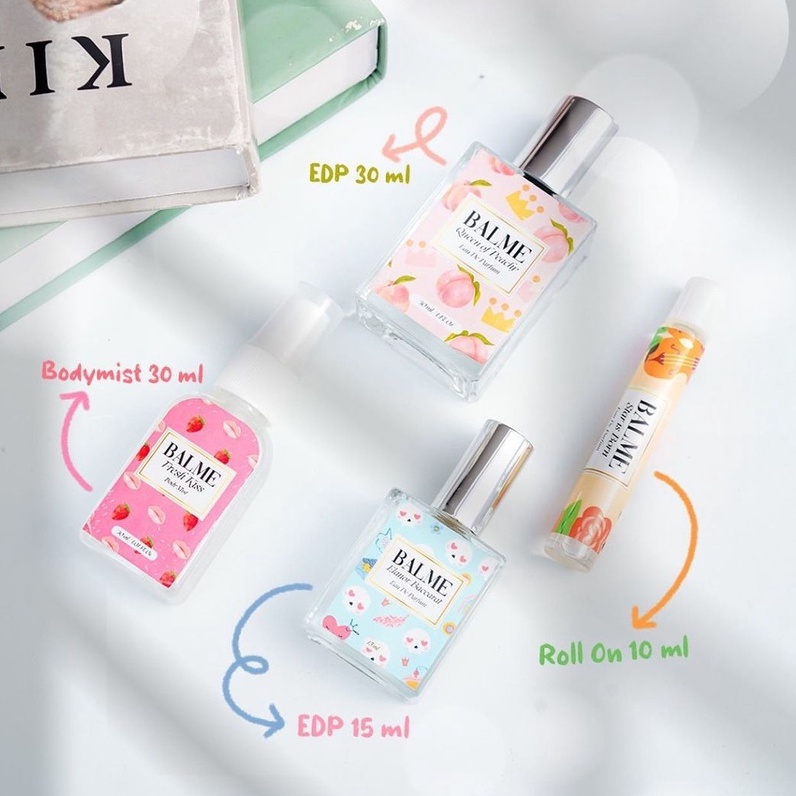 Balme Roll On Parfum Wanita Pria Parfume Farfum Wanita Tahan Lama Dan Wangi 24 Jam Non Alkohol Original 100% 10ml