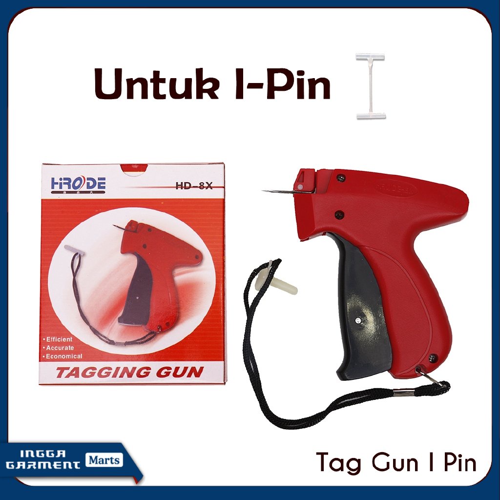 

TAG GUN I PIN ALAT TEMBAK TAGPIN HALUS HIRODE MERAH