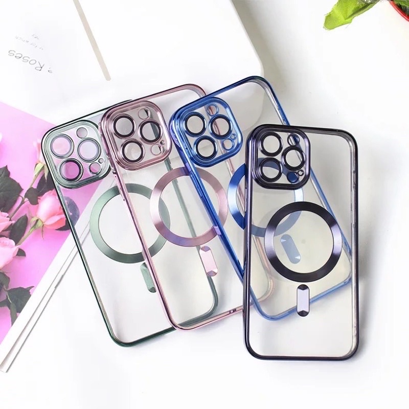 ULTRA PLATED MAGSAFE WITH LENSPRO ELECTRO METALIC Case iPhone 14 13 12 11 PRO MAX iPhone 14 PLUS-2