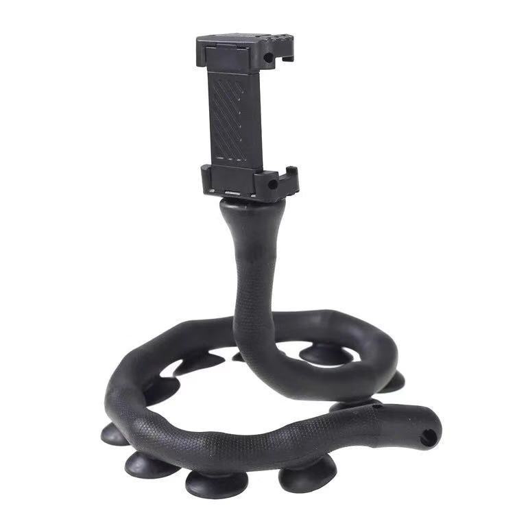 Phone Holder Stand Flexsible Multifungsi Desain Cute Lazy Worm Suction Tentacle Holder Lazy Worm