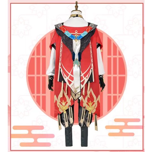 Game Genshin Impact Cavy Cosplay Costume Fashion Handsome Battle Uniform Activity Party Role Play Clothing