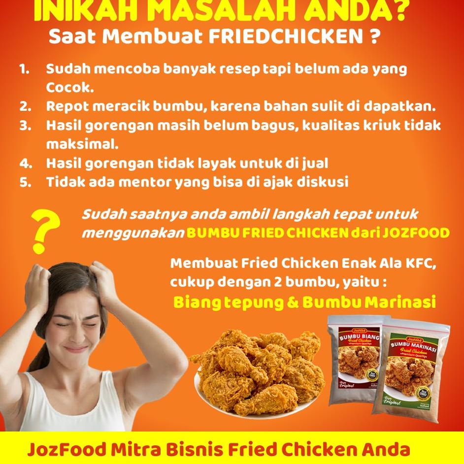 

[KODE PRODUK JSNWB6370] Bumbu Marinasi Fried Chicken dan Ayam Geprek Praktis Tanpa Bumbu Tambahan Lagi