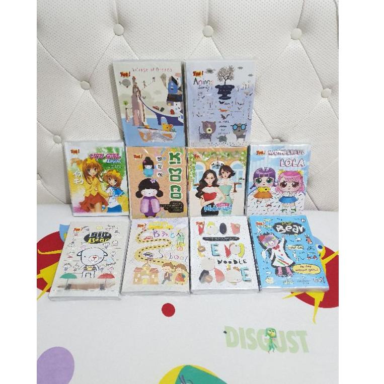 

(K-K2K-♥) (10pc) buku tulis murah fancy gambar 30 lembar kekinian