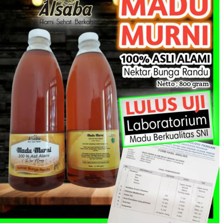 

➤ MADU MURNI ASLI ALAMI dari Lebah Bunga RANDU | Raw Honey | Madu Asli | LULUS UJI LAB | ALSABA TJ ・
