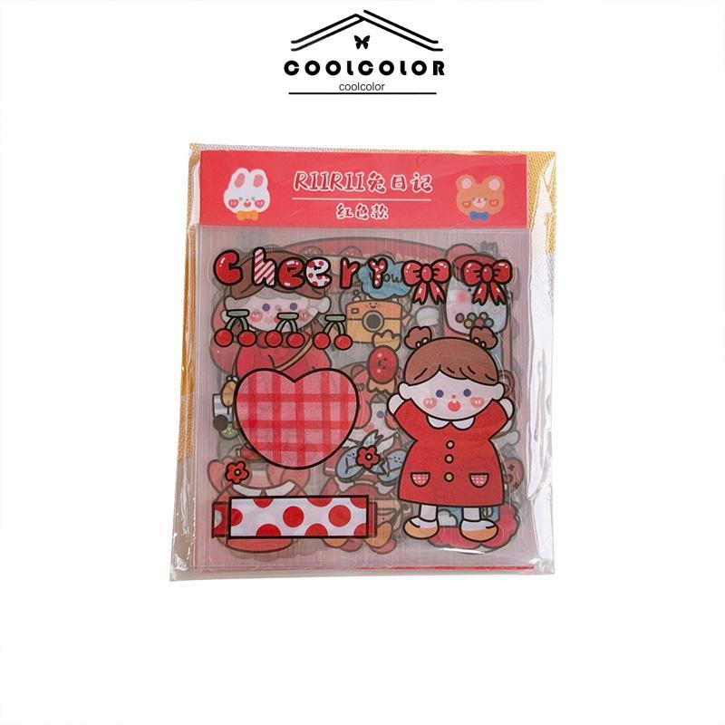 COD❤️20pcs Stiker Kartun Lucu Untuk Dekorasi Notebook DIY Sticker Stationady- cl