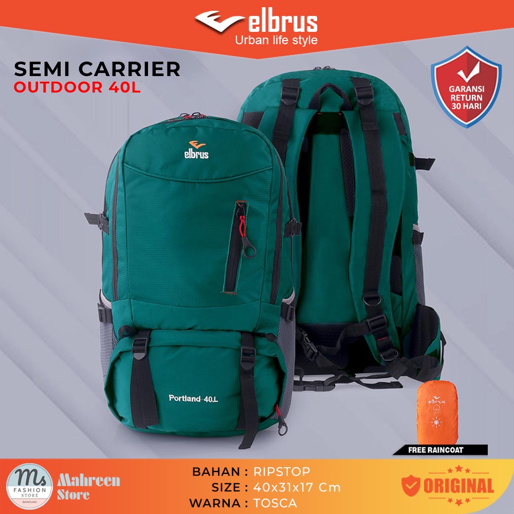 ELBRUS - Tas Backpack Semi Carrier Outdoor 40L Tas Gunung Hiking Camping Travel | TL425