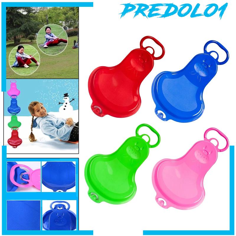 [Predolo1] Sled Snow Musim Dingin Anak Sledge Sleigh&lt;Unk&gt; Untuk Skate Pasir Rumput Toboggan