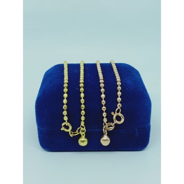 gelang tangan fashion import perhiasan perak925 asli lapis emas model bijilada ukir/polos+1bel s925.