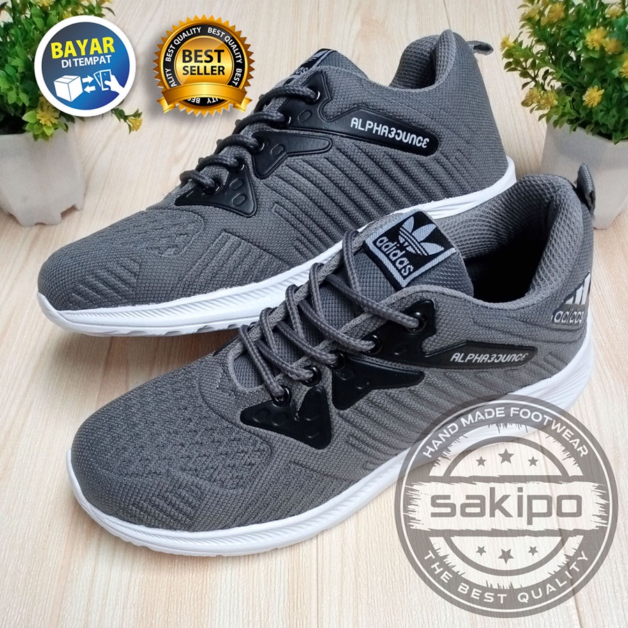 PROMO 1.1 MANTUL SALE !! SEPATU JOGGING ABU SOL PUTIH SD SMP SMA SMK / SEPATU KERJA HITAM MURAH TRENDI TERMURAH RINGAN DI PAKE / SAKIPO