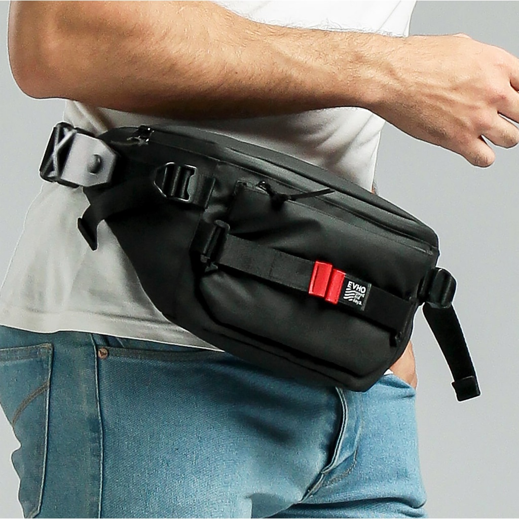 Evho - Hitro Waist Bag I Tas Selempang Pria I Tas Pinggang Waterproof