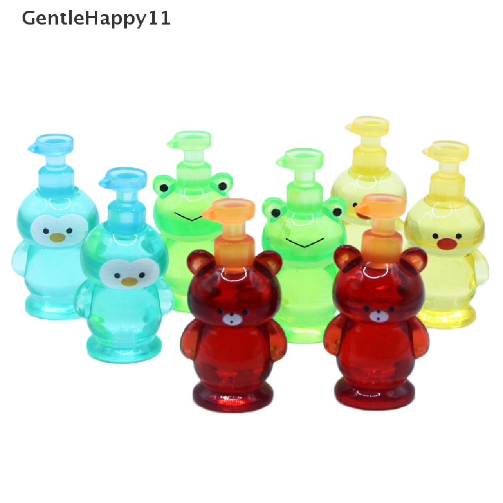 GentleHappy Dollhouse Miniature Cartoon Animal Hand Sanitizer Bottle Model DIY Accessories id