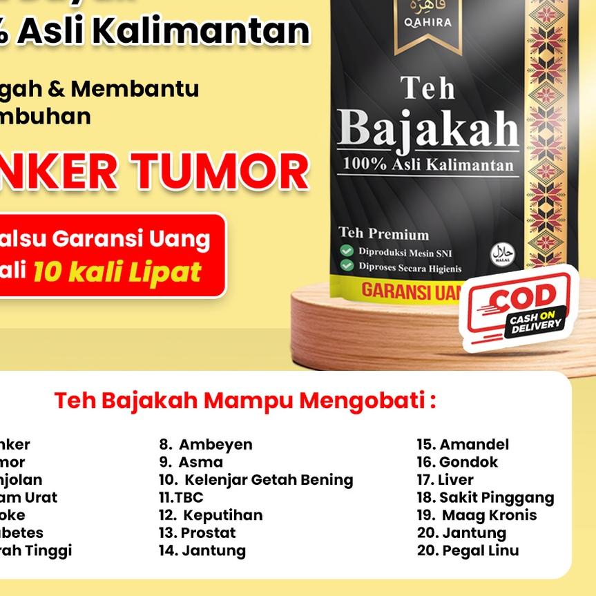 BAYAR DITEMPAT✔️Teh Bajakah Qahira Kalimantan Obat Bajakah Asli Original Teh Celup Bajakah Akar Baja