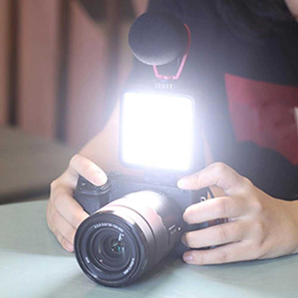 ( 100% BARANG ORI ) BLUELANS Lampu Kamera Mini Portable Video Light LED Tricolor 1800mAh - WL62