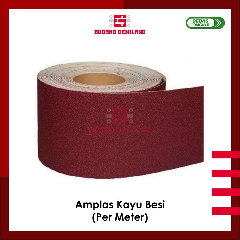 Jual Amplas Kayu Besi Kertas Pasir Ampelas Kain Meteran Grit Per