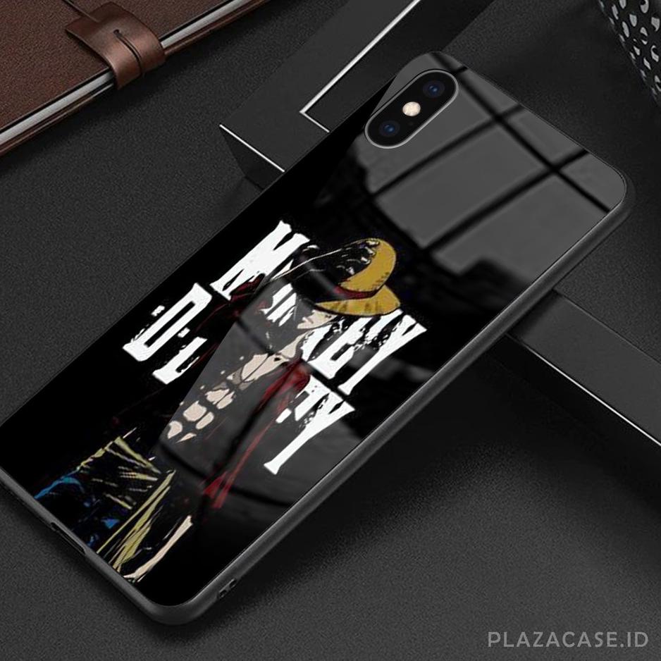 (U-1-Y❤) [K44] SoftCase Glass One Piece For Oppo Vivo Xiaomi Samsung Iphone Realme a12 a31 a5s a52 a