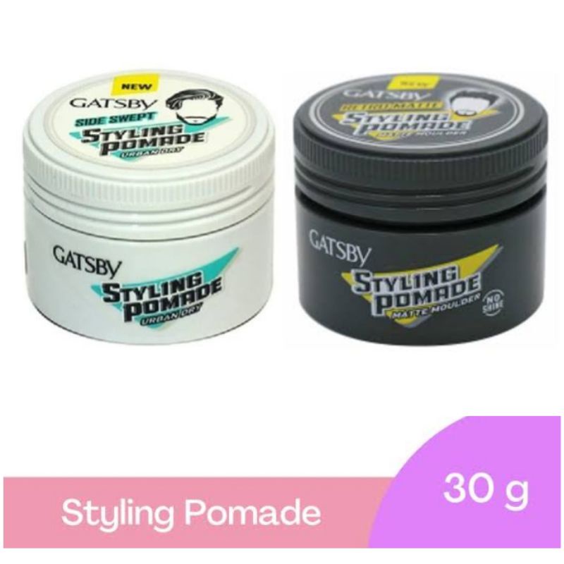 Gatsby Styling Pomade 30gr -Urban Dry / Matte Moulder /Minyak Rambut