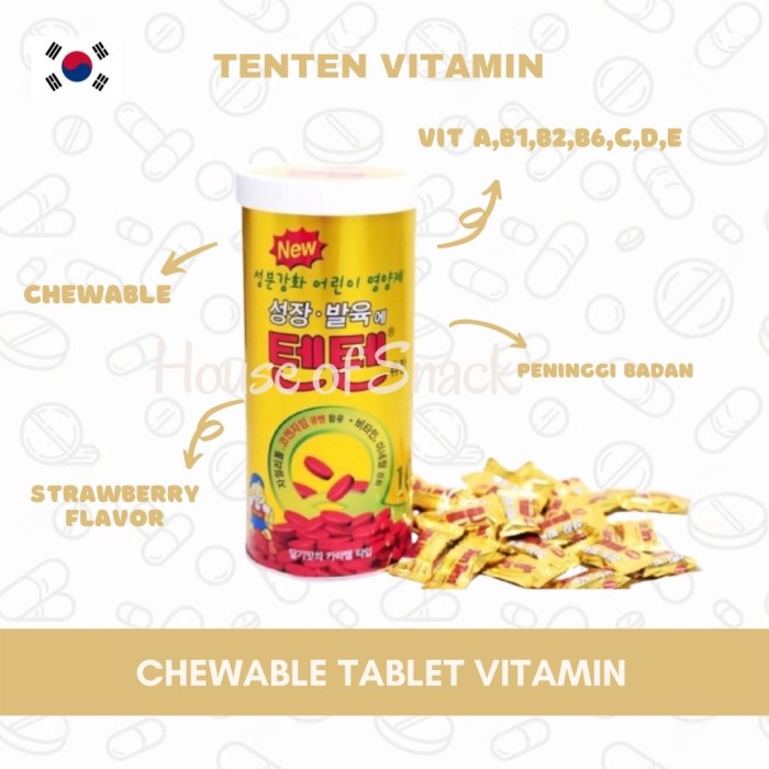 Vitamin Ten Ten Korea Peninggi Badan Ready Stock