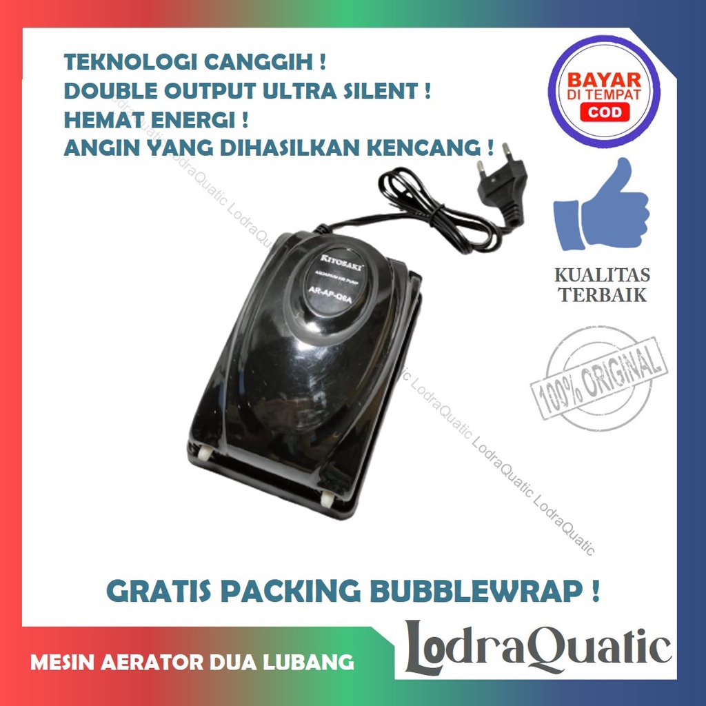 {MESIN GELEMBUNG DUA LUBANG} AIR PUMP DUA LUBANG SILENT MESIN OKSIGEN TIDAK BERISIK MESIN GELEMBUNG DUA LUBANG TIDAK BERISIK POMPA UDARA FILTER AQUARIUM AERATOR AMARA POMPA AQUARIUM AERATOR KOLAM AERATOR 2 LUBANG LAMPU CELUP AQUARIUM LAMPU AQUARIUM