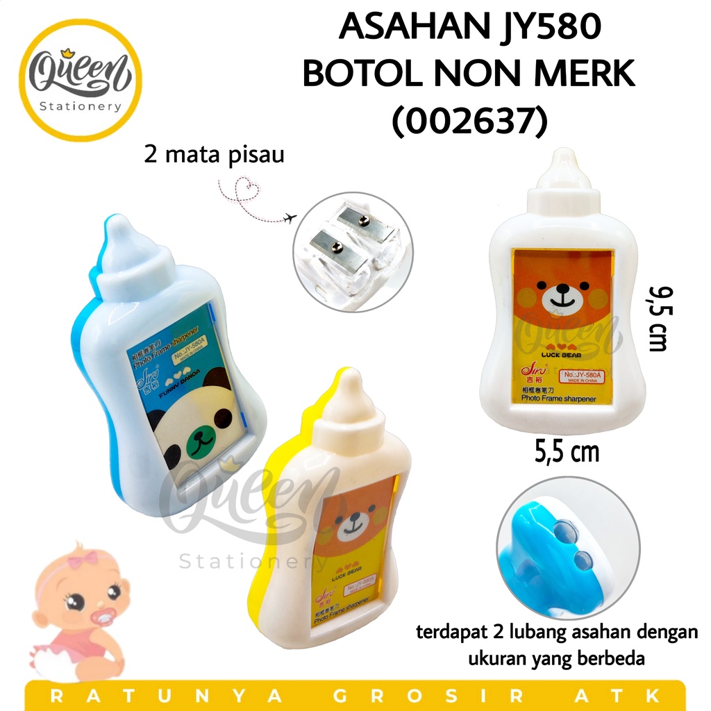 

1 PCS ASAHAN MEJA JY580 BOTOL NON MERK RAUTAN OROTAN PENSIL PENCIL SHARPENER (002637)