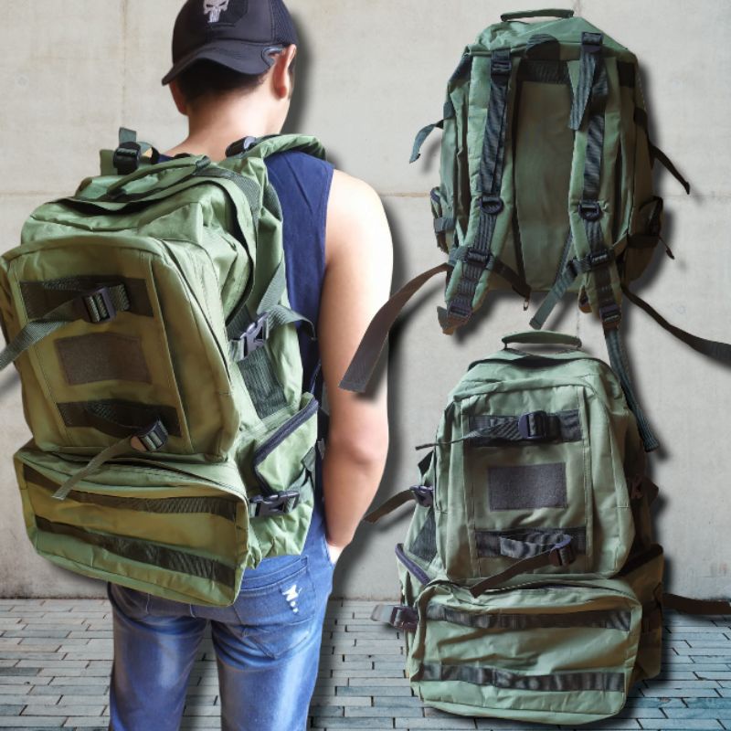 tas gultor hijau army tas taktikal jumbo