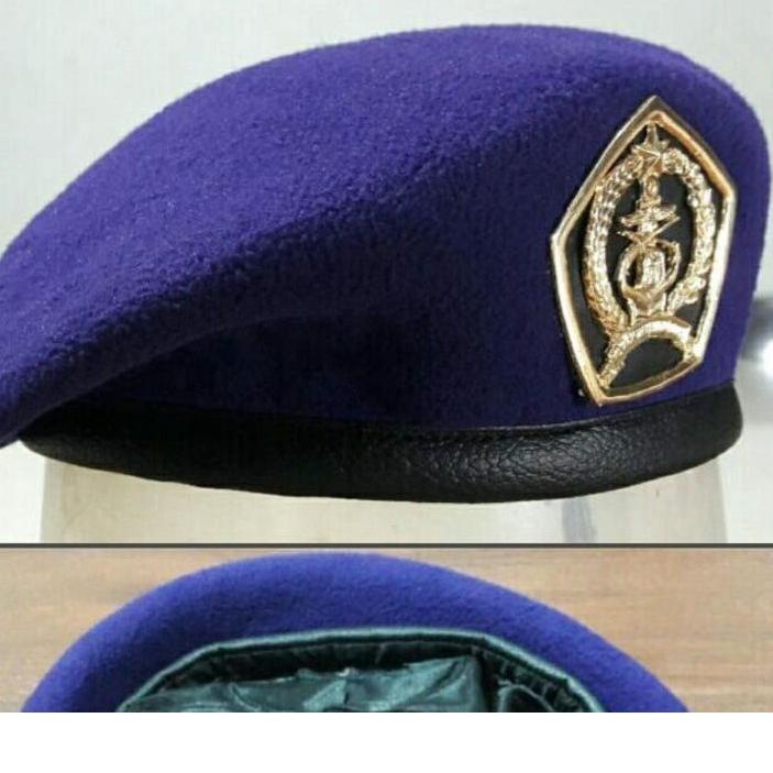 Jual Stok Terbaru Baret Ungu Menwa Lengkap Dengan Emblem Shopee Indonesia