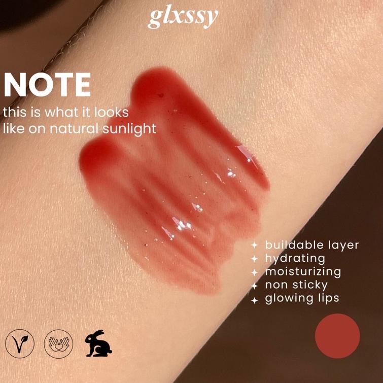 READY ㅉ Cherry Red Tinted Lip Gloss by Glxssy F✦
