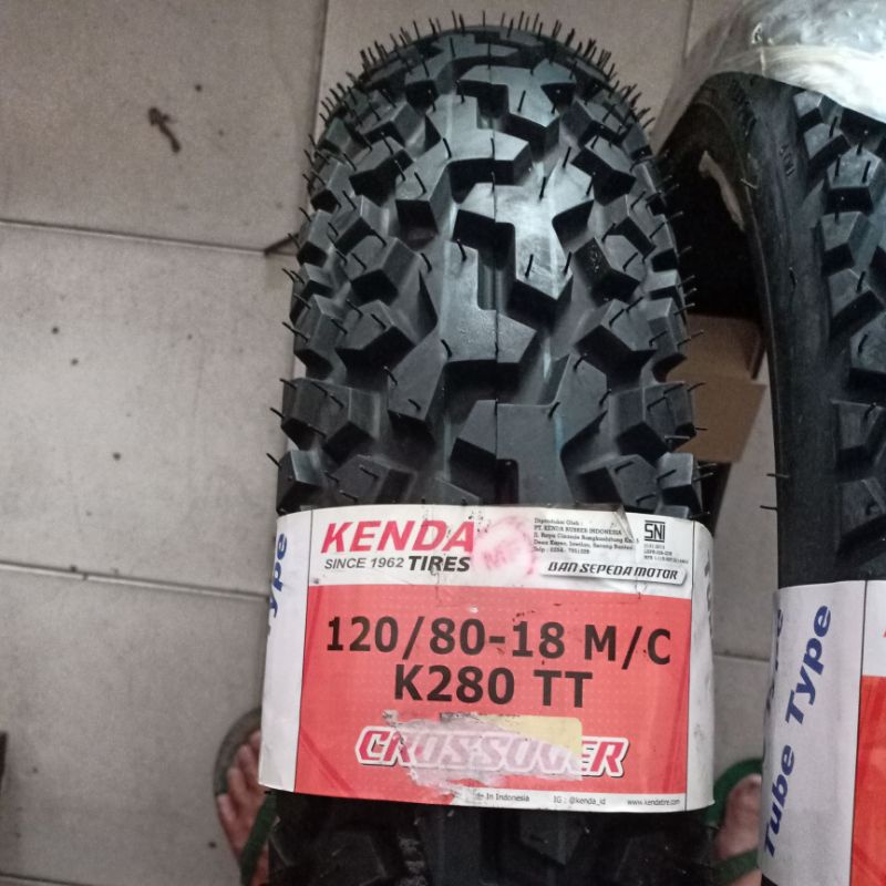 ban kenda semi cross/trail ring 18 ukuran 410/18 dan 120-80/18