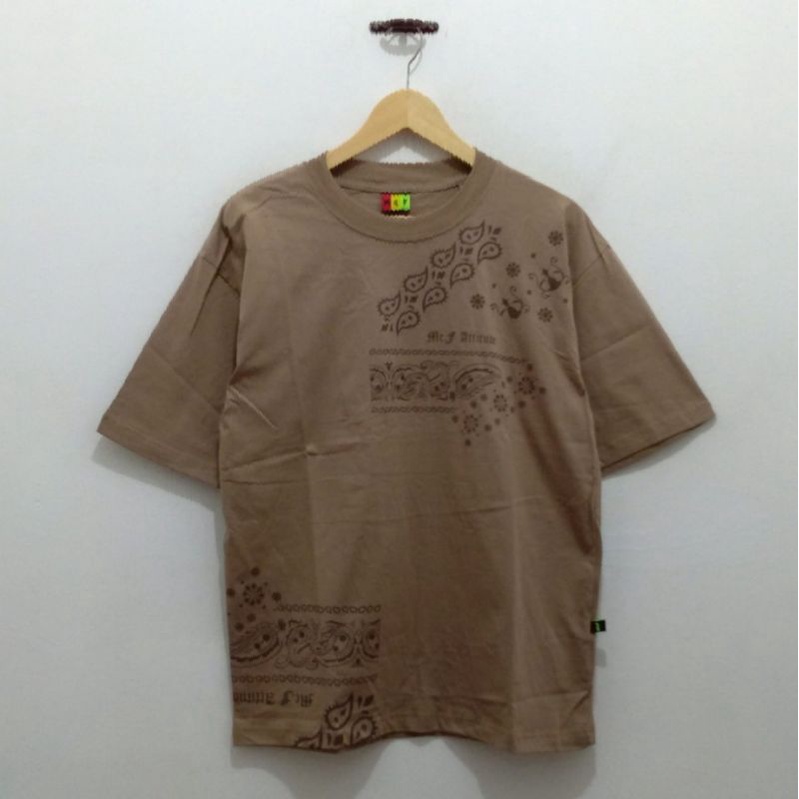 KAOS BAJU MCF BANDANA LOGO TSHIRT OVERSIZE