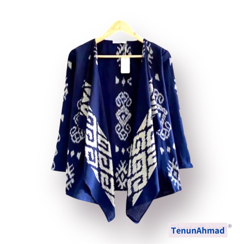 Baju tenun blazer wanita tenun etnik troso