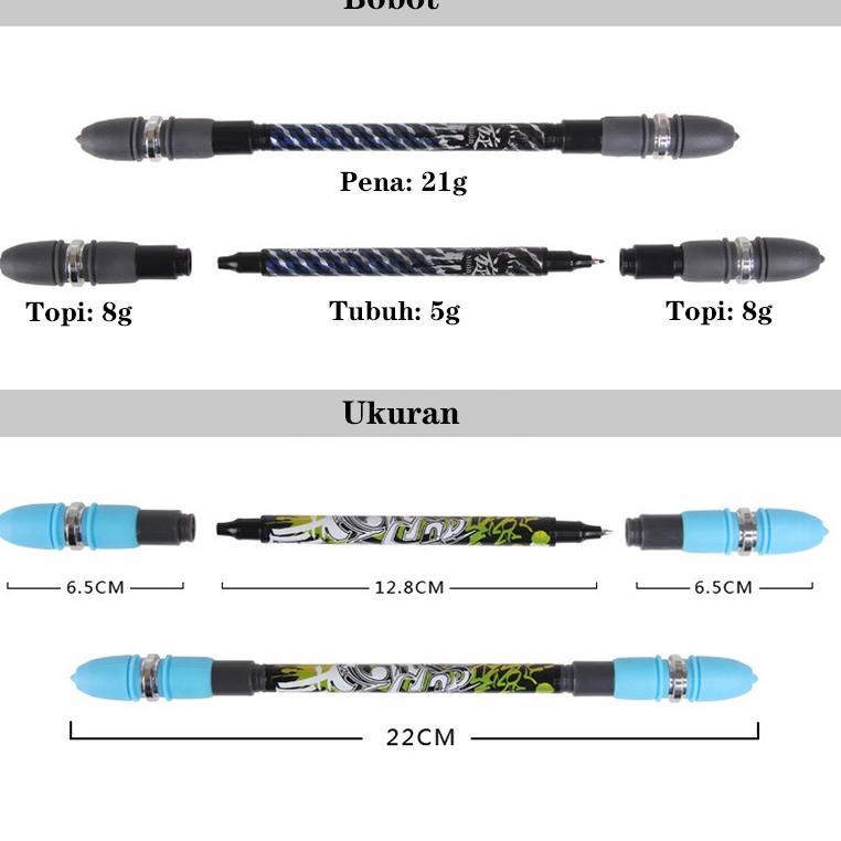 

[Product](L29H)»| 丨Warna Acak丨Pen Gel Berputar/Twirling Spinning Pen/Finger Playing Spinning Pen trending
