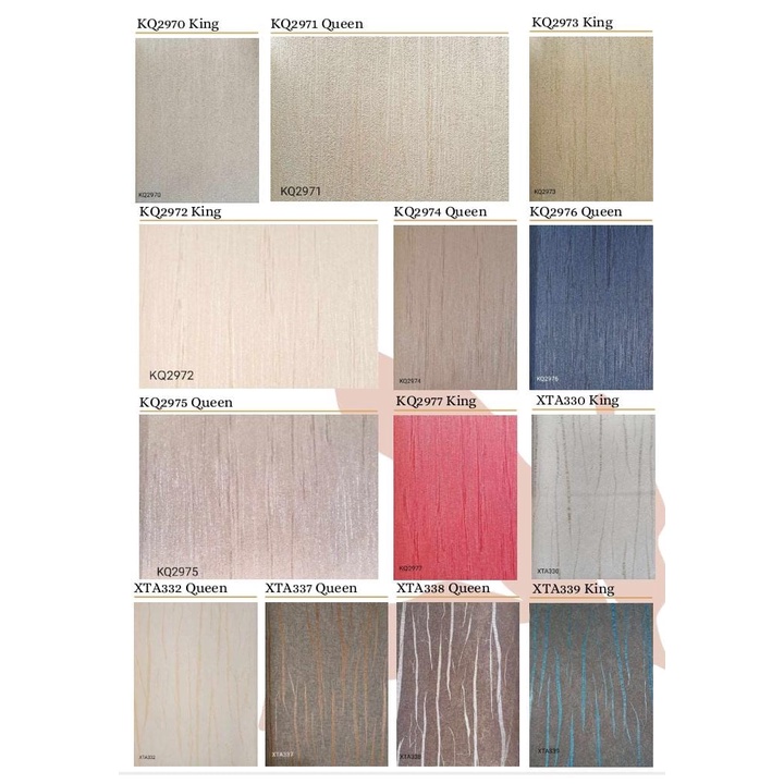 Wallpaper Dinding Wallpaper premium KING & QUEEN IMPORT KOREA BAGUS