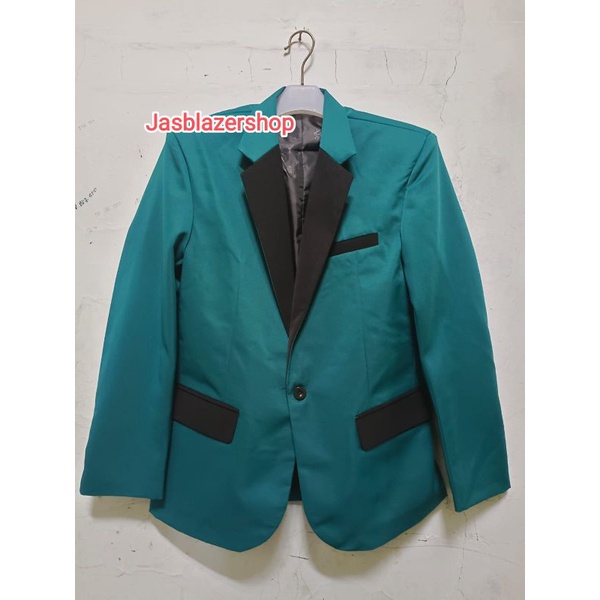 De_Kuniawan - Blazer Pria Slimfit Tailored Garis-Garis S-Xxxl Formal Casual