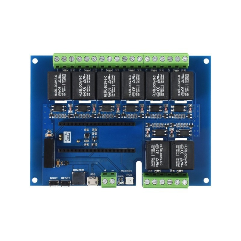 Zzz Untuk RaspberryPi Pico Relay Module Multi-protection Industrial 8-Channel USB 5V
