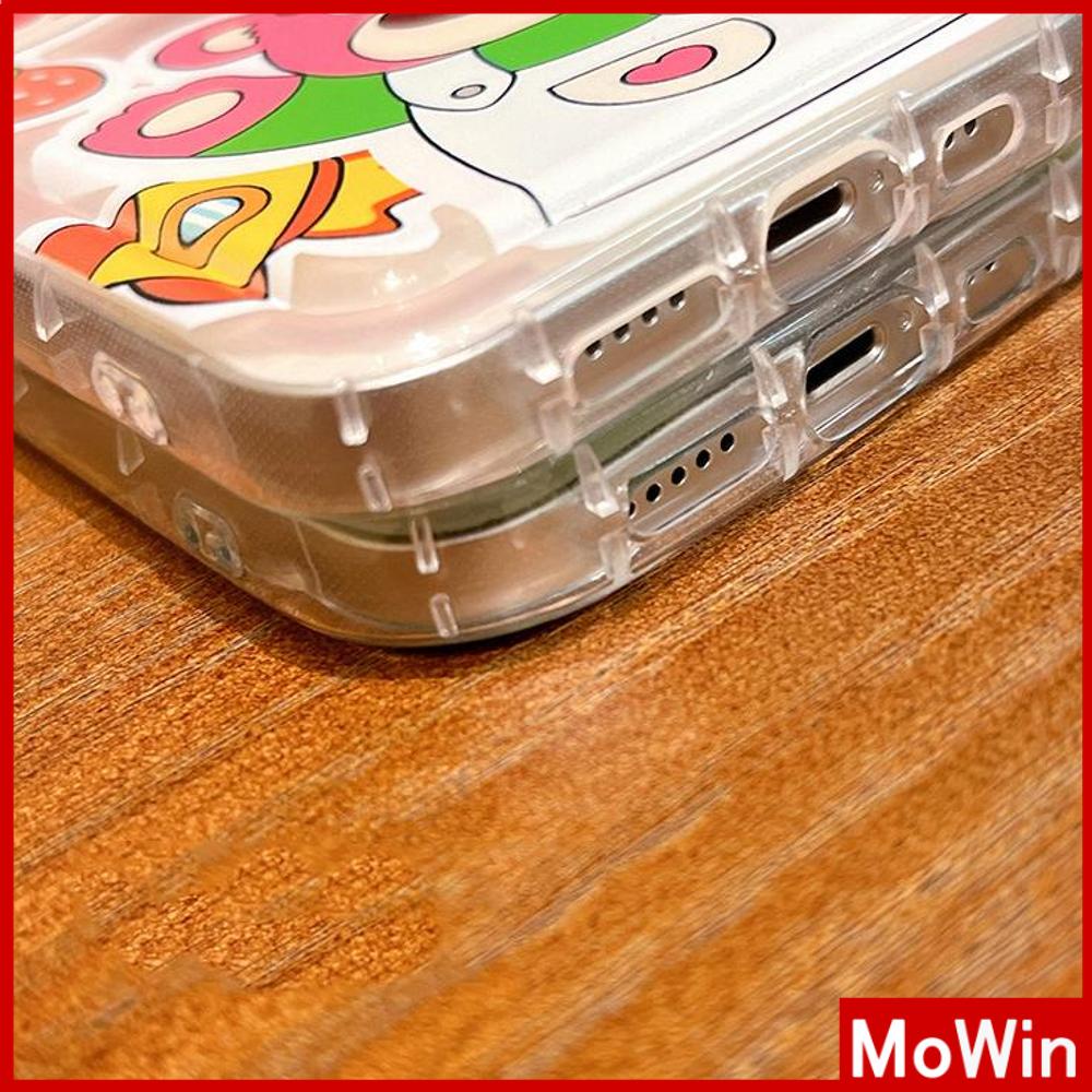 For iPhone 14 Pro Max iPhone Case Clear Case TPU Soft Case Airbag Reinforced Shockproof Cartoon Cute Compatible with iPhone 13 Pro Max iPhone 12 Pro Max 11 7Plus 8Plus 6Plus XR xs