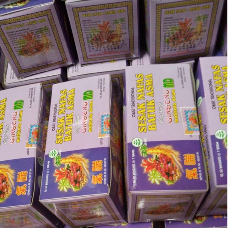 MAHKOTA DEWA BUAH GINGSENG SESAK NAFAS BATUK ASMA