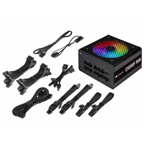 Corsair PSU CX650F RGB 650W 80 Plus Bronze Certified Fully Modular GARANSI RESMI | Power Supply