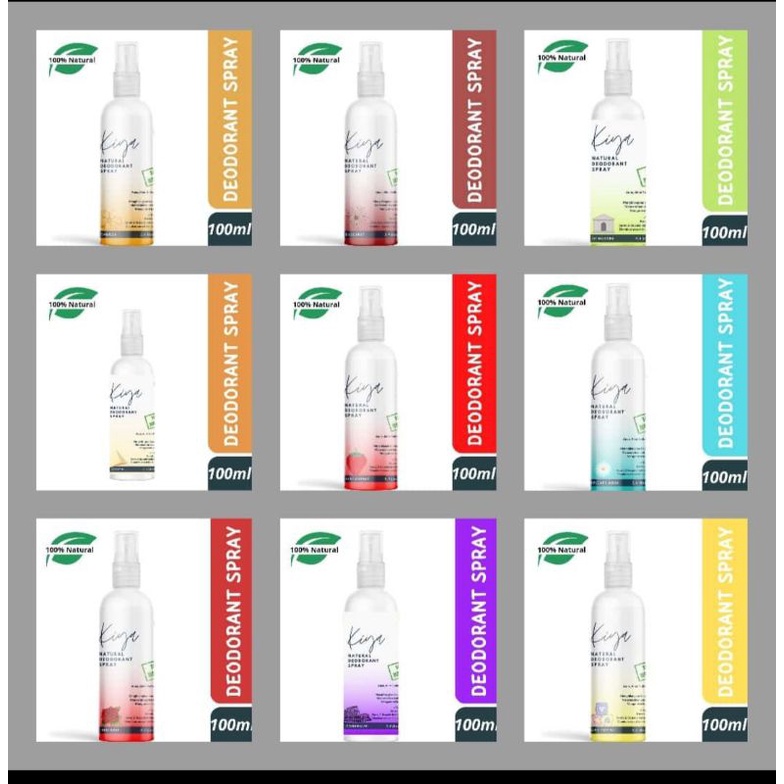kiya natural deodorant tawas spray 100ml