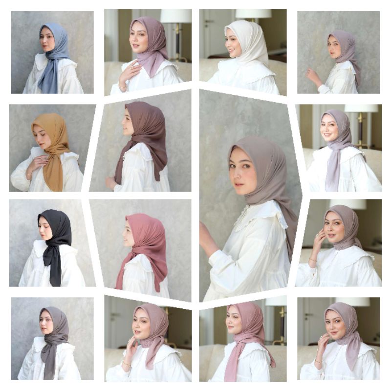 Zara Voal by Gonegani | Hijab Segiempat | Hijab Voal Superfine