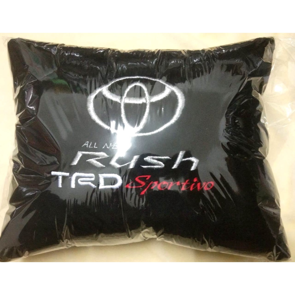 Aksesoris bantal mobil sandaran punggung alas jok Toyota All New Rush TRD Sportivo