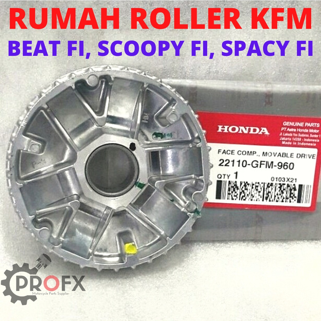 RUMAH ROLLER BEAT FI, SCOOPY FI, SPACY FI HONDA GFM ASLI ORIGINAL