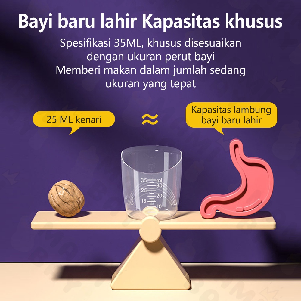 Mamibayi Little Baby Cup Feeder Cangkir Asi 35ML Gelas pengukur BPA Free