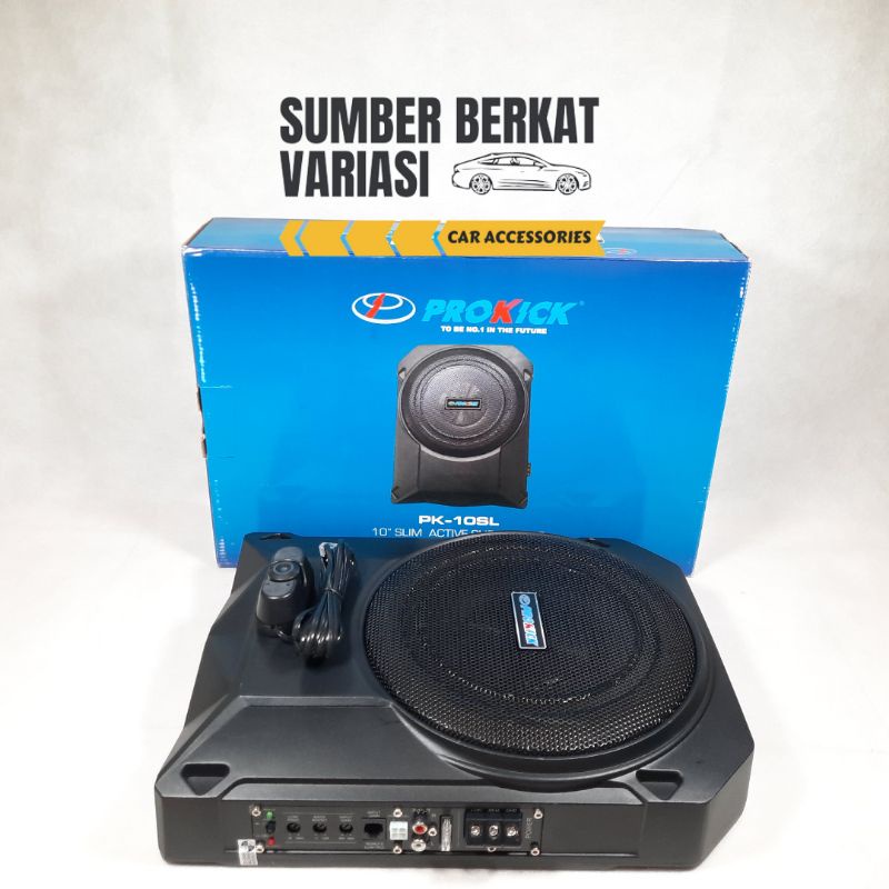 Basstube Subwoofer Kolong Prokick PK-10SL Aktif Audio Mobil