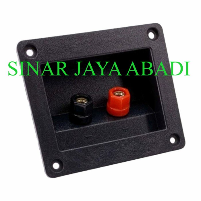 TERMINAL BOX SPEAKER BMB PLASTIK ABS TERMINAL SPEAKER BINDING POST