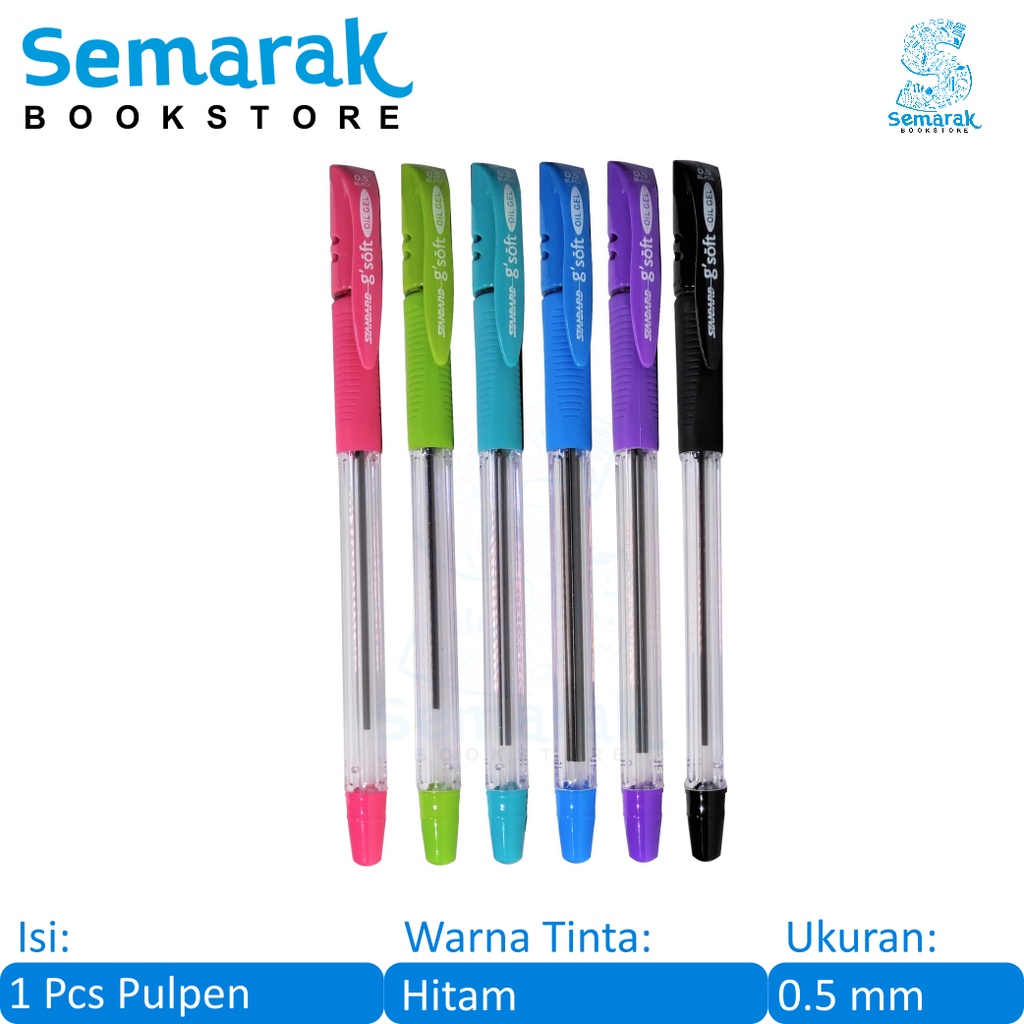 

Standard G'Soft Pulpen Oil Gel - Hitam