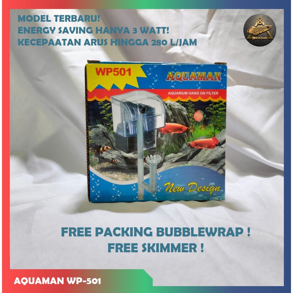 {AQUAMAN  WP 501} FILTER GANTUNG AQUASCAPE AQUAMAN WP 501 KUALITAS TERBAIK FILTER GANTUNG AQUARIUM KECIL FILTER AQUASCAPE MINI HANG ON FILTER HIKARI SEKELAS DENGAN FILTER GANTUNG AMARA